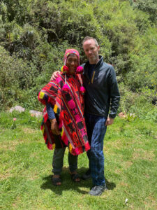 Me with the Andes Mountain Shaman